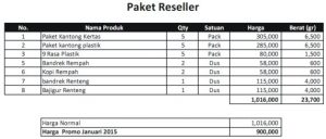 PAKET RESELLER